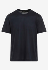 Silk-Blend Crewneck T-shirt