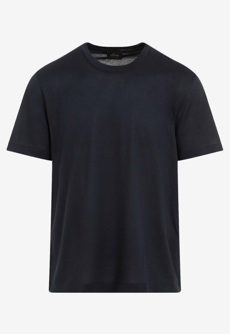 Silk-Blend Crewneck T-shirt