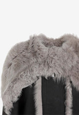 Alice Fur-Trimmed Leather Jacket