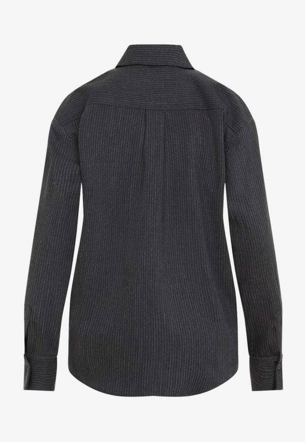 Long-Sleeved Wool Shirt