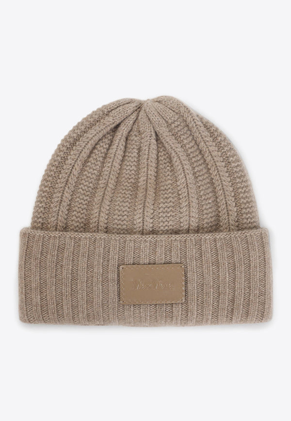 Macbeth Cashmere Beanie with Logo Patch