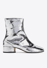 Tabi 30 Ankle Boots in Metallic Leather