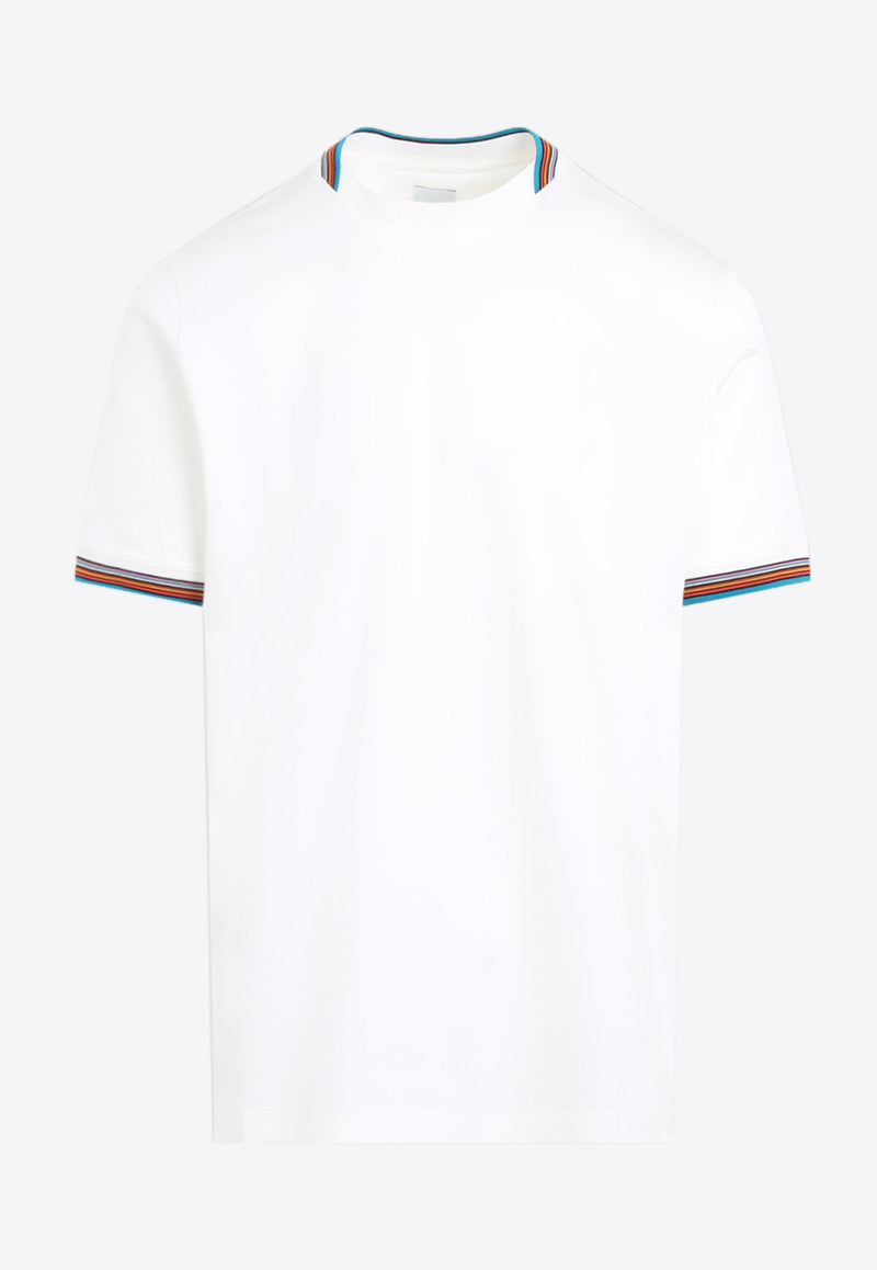 Signature Stripe Trim T-shirt