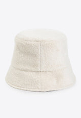 Logo Patch Fleece Bucket Hat