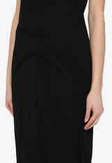 Philosophy Di Lorenzo Serafini Sleeveless Maxi Dress Black 04852101/O_PHILO-A0555