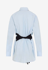 Long-Sleeved Shirt with Glove-Belt