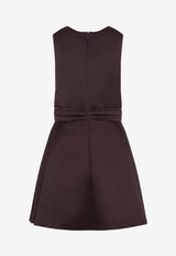 Duchesse Twisted Mini Dress