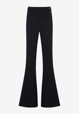 Logo Plaque Flared Pants