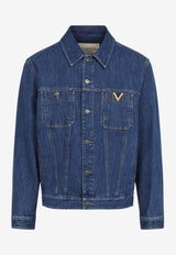 Metal V Denim Jacket