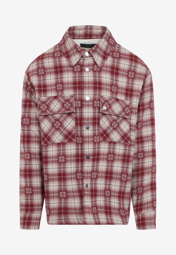 Flannel Check Padded Overshirt