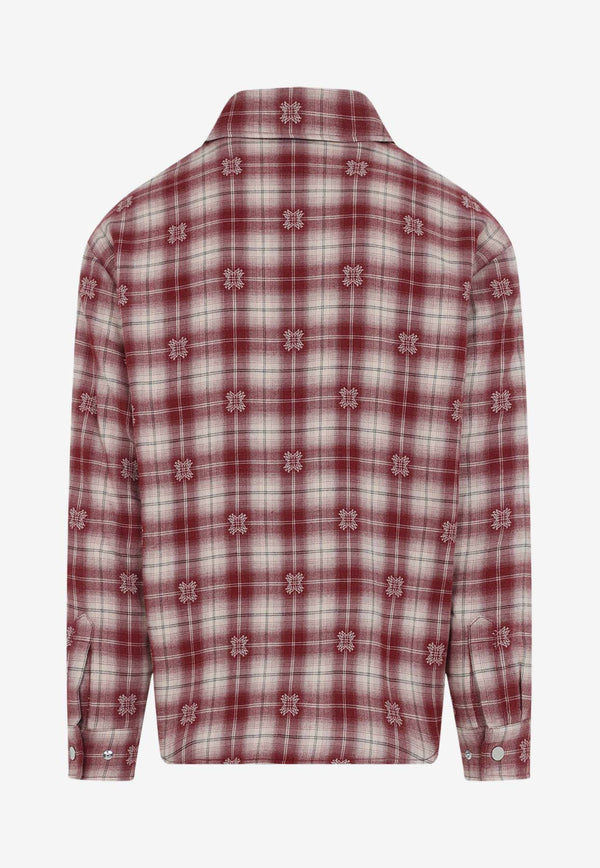 Flannel Check Padded Overshirt