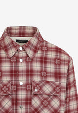 Flannel Check Padded Overshirt