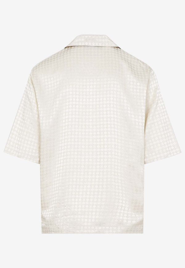 Quad Jacquard Bowling Shirt