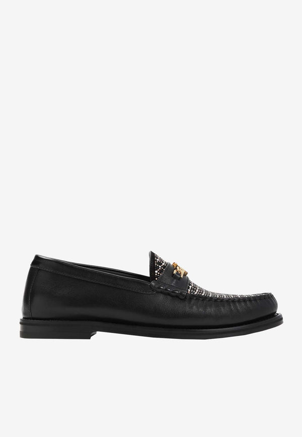 Chain Leather Loafers