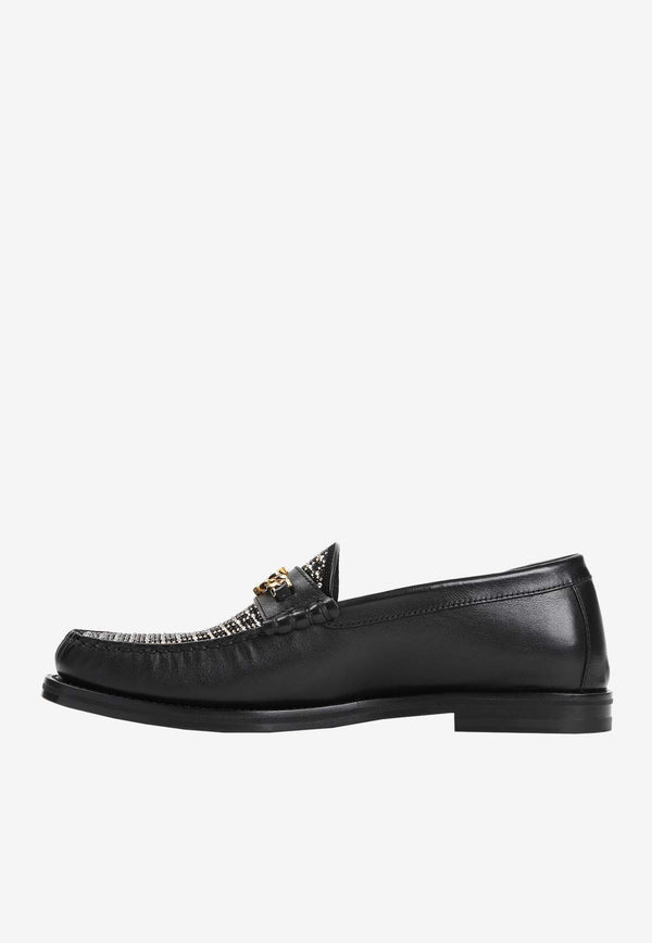 Chain Leather Loafers