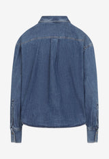 Denim Long-Sleeved Shirt