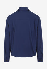 Stamped Logo Zip-Up Jacket