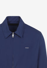 Stamped Logo Zip-Up Jacket