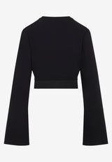 Grosgrain Long-Sleeved Top