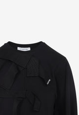 Grosgrain Long-Sleeved Top