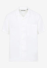Short-Sleeved Linen Shirt