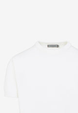 Ribbed Knit T-shirt