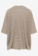 Eresia Cable Zip-Up Cardigan