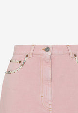 Mini Frayed Denim Shorts