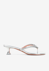 Gigi 45 Crystal Thong Sandals