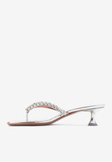Gigi 45 Crystal Thong Sandals