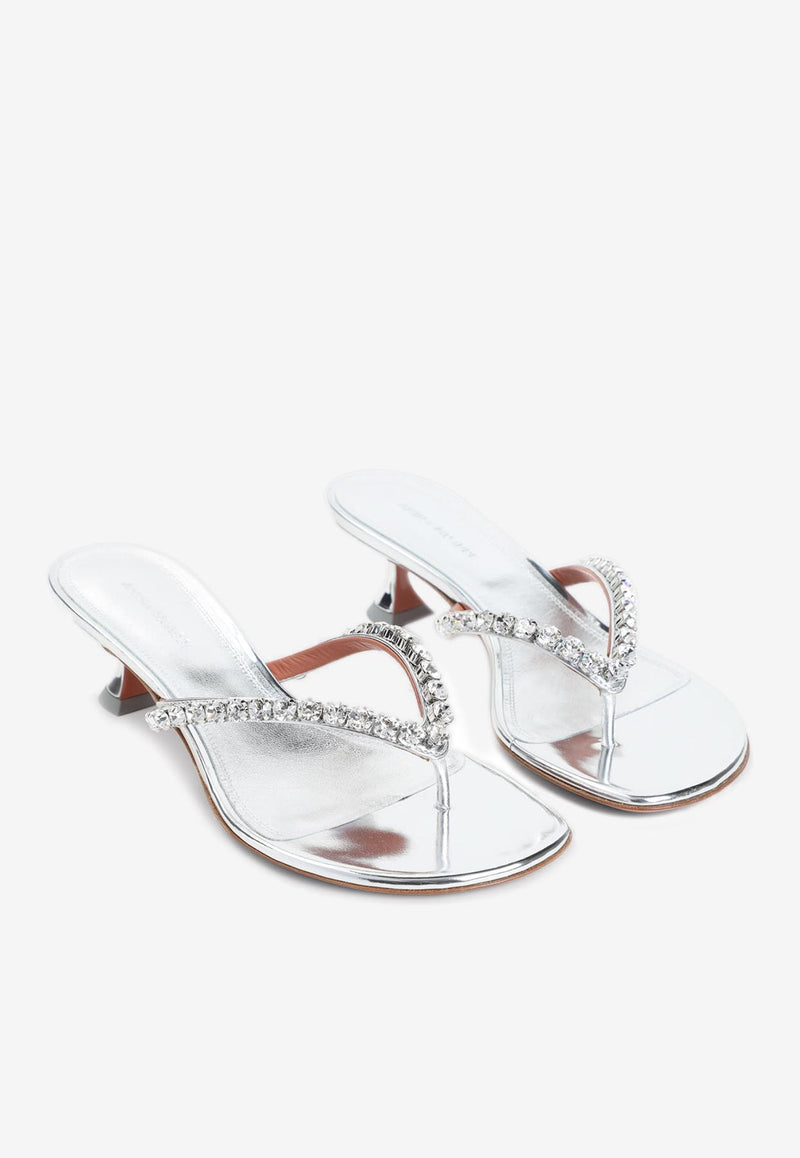 Gigi 45 Crystal Thong Sandals