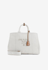 Logo-Embroidered Tote Bag