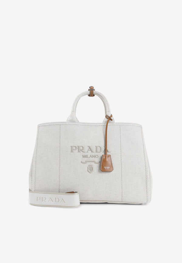 Logo-Embroidered Tote Bag