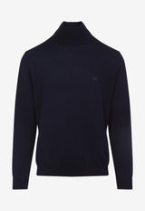 Pegaso-Embroidered High-Neck Sweater