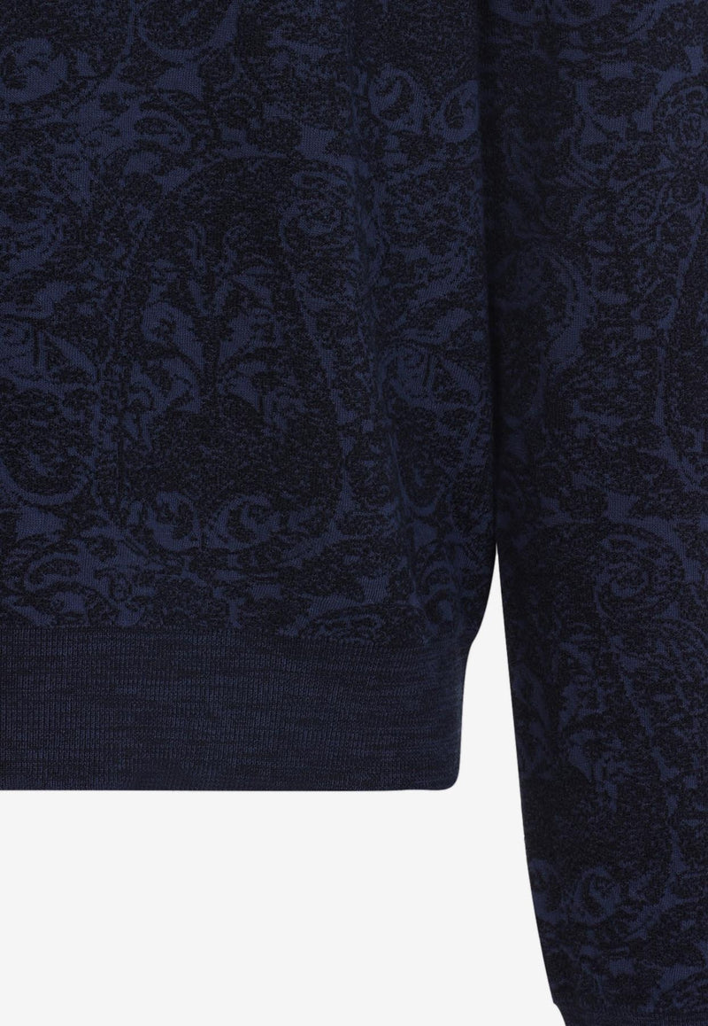 Paisley Jacquard Sweater