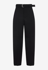Belted Wool Pants