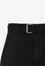 Belted Wool Pants