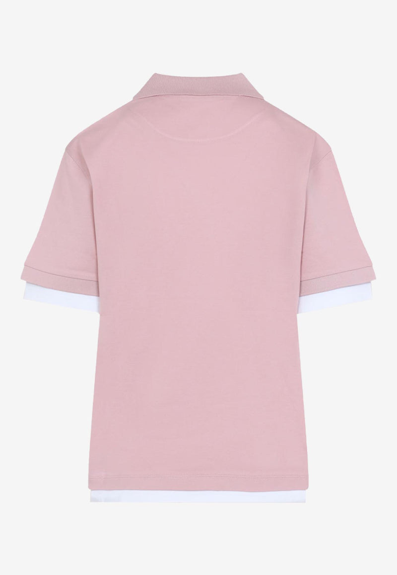 Logo-Embroidered Polo T-shirt