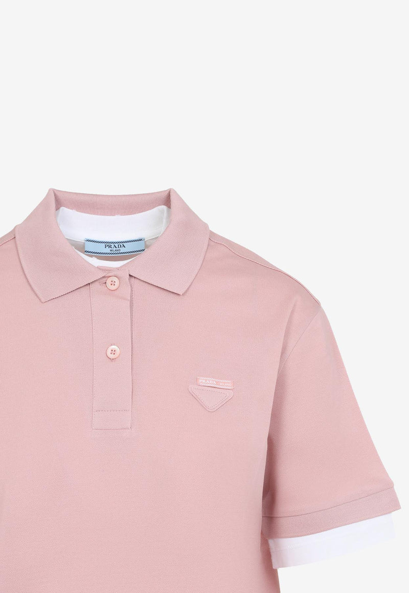 Logo-Embroidered Polo T-shirt