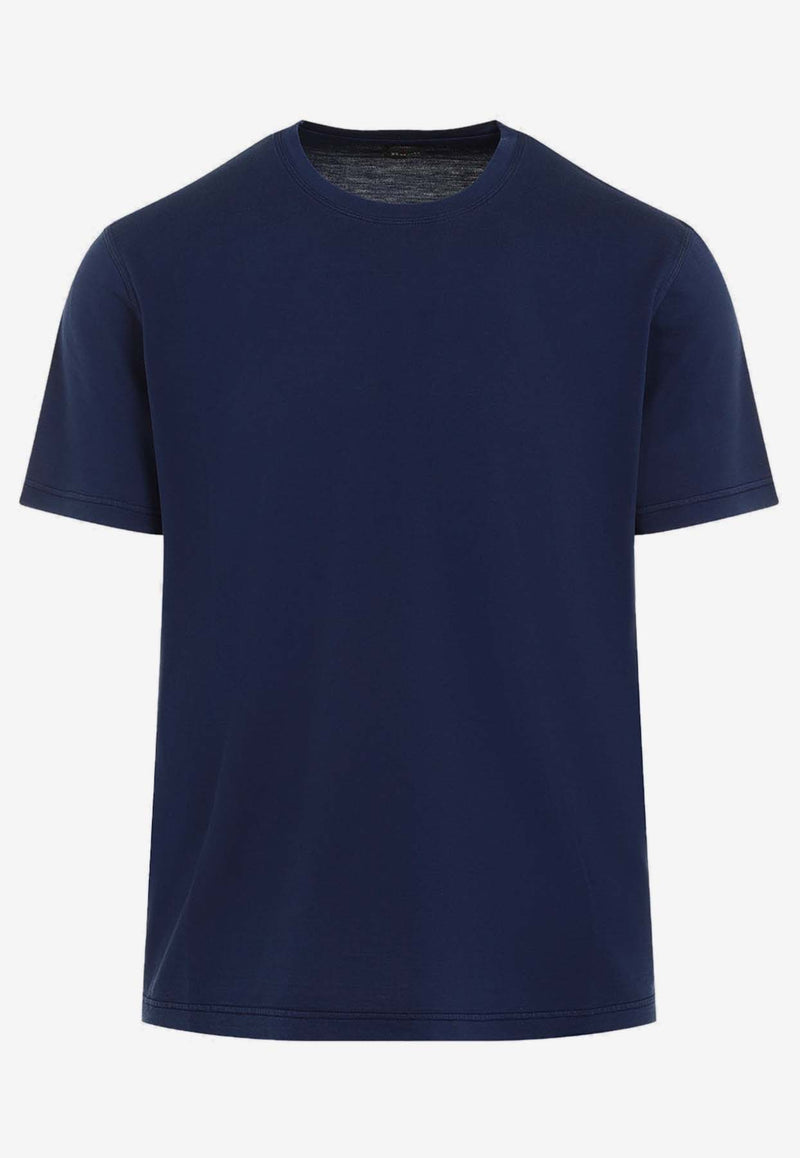 Short-Sleeved Silk T-shirt