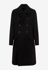 Double-Breasted Wool Coat