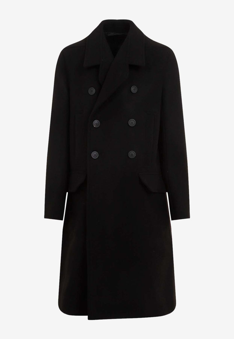 Double-Breasted Wool Coat