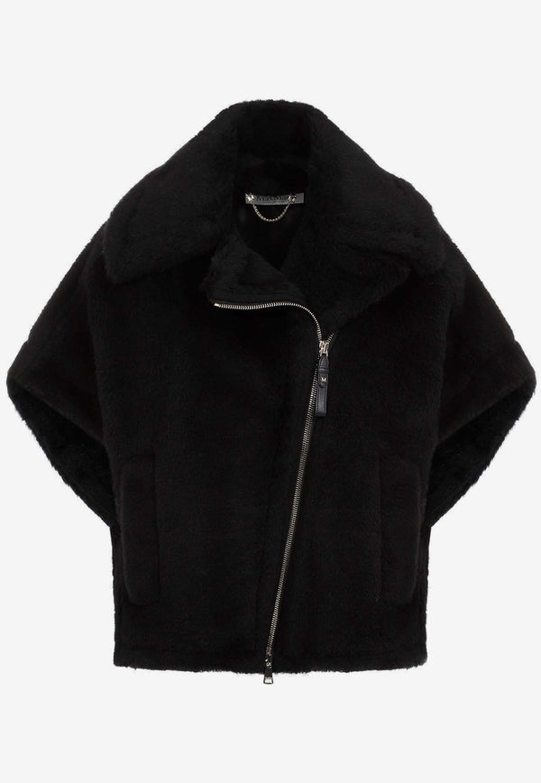 Teddy Zip Cape Coat