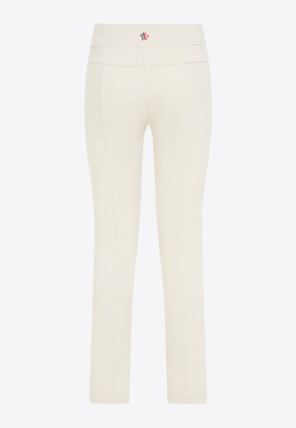 Logo Patch Slim-Leg Pants