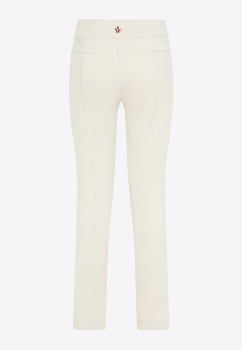 Logo Patch Slim-Leg Pants