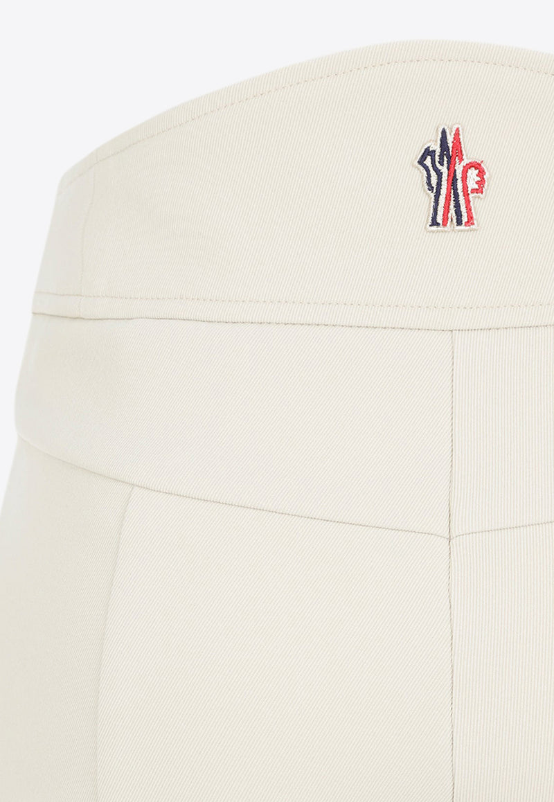 Logo Patch Slim-Leg Pants