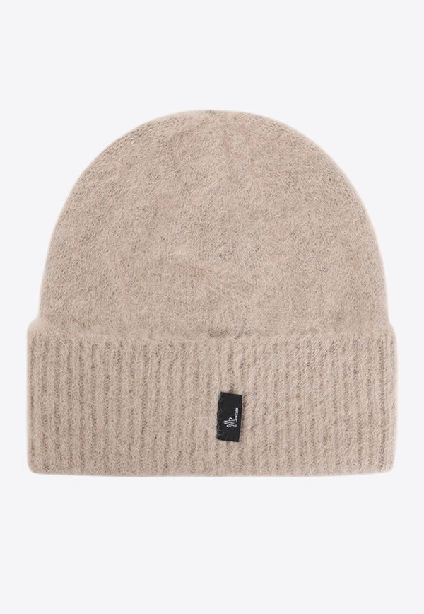 Alpaca and Wool Logo Beanie