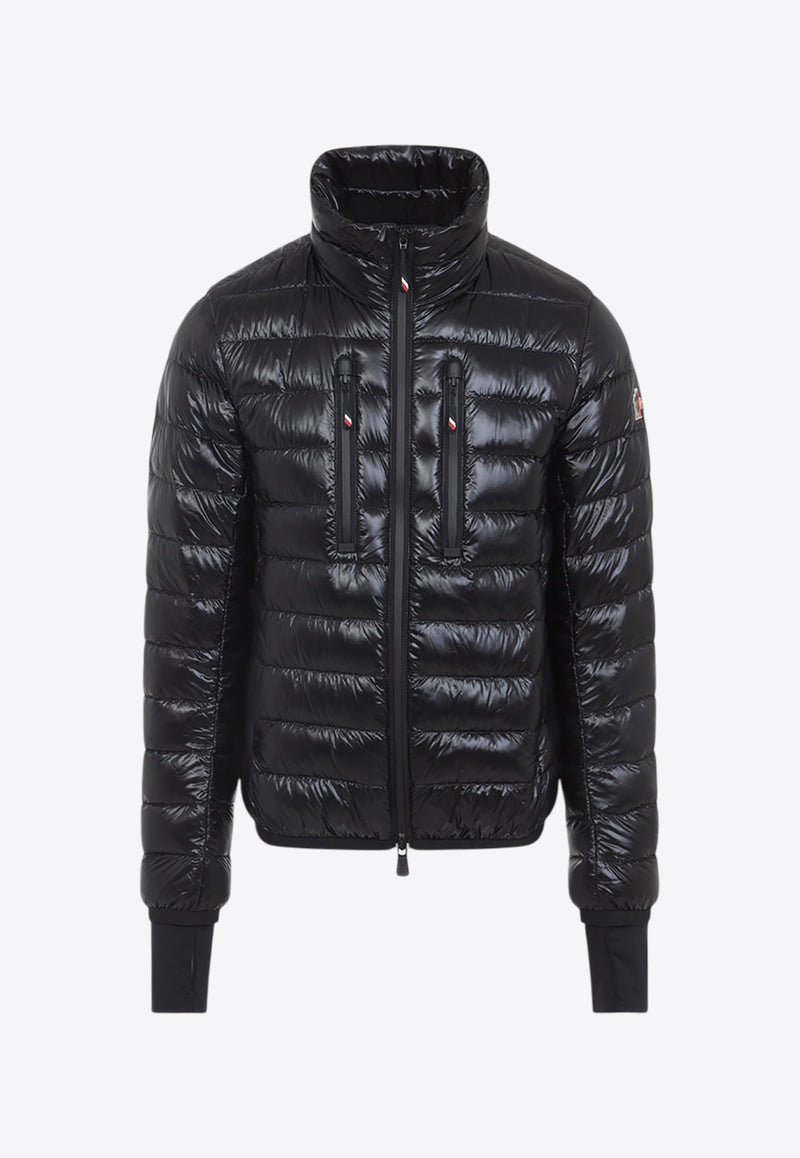 Hers Padded Down Jacket with Logo-Patch