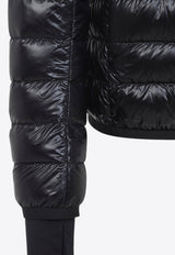 Hers Padded Down Jacket with Logo-Patch
