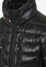 Hers Padded Down Jacket with Logo-Patch